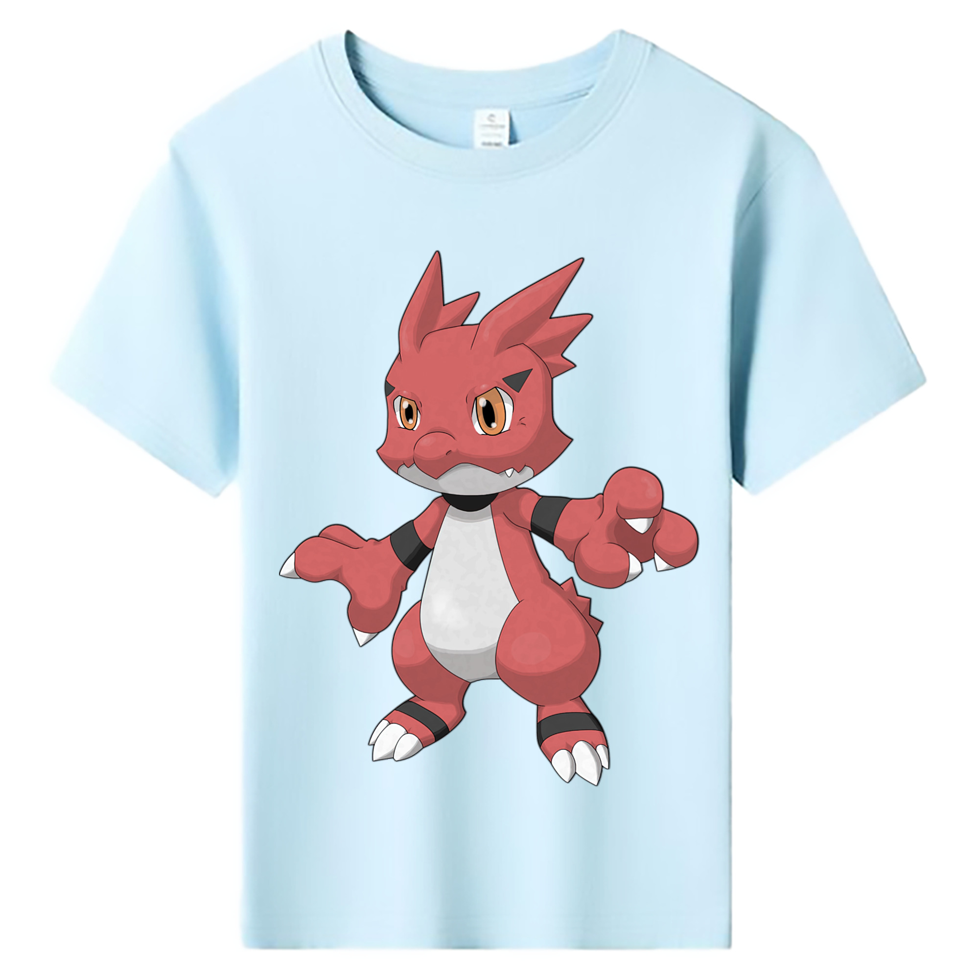 （画像用） Digimon デジタルモンスター/デジモン 綿100％キッズTシャツ（フロントプリント）